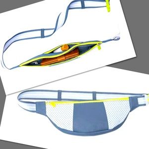 New Thirty One Slim Convertible Hip Bag Fanny Pack Soft Color block Blue